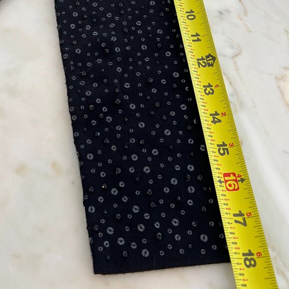 MICHAEL KORS COLLECTION BLACK SEQUINS V-KNECK SWEATER SIZE S NWOTS! - Picture 11 of 13